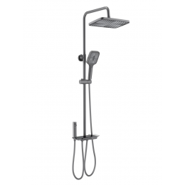 AQ3040BGM ПОЛАРИС душевая система (смеситель для ванны) 295х195мм, оружейная сталь AQ3040BGM ПОЛАРИС душевая система (смеситель для ванны) 295х195мм, оружейная сталь