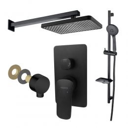 AQ1074MB ВЕГА Set 4 в 1 (AQ1046MB+AQ2081MB+AQ2454MB+AQ2011MB), матовый черный