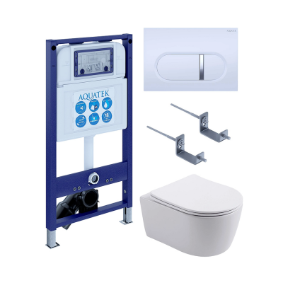 Комплект унитаз с инсталляцией, кнопкой и сиденьем SET AQUATEK ЕВРОПА New-042 4в1 безободковый купить с доставкой. 100% Оригинал. Гарантия! Комплект унитаз с инсталляцией, кнопкой и сиденьем SET AQUATEK ЕВРОПА New-042 4в1 безободковый купить с доставкой. 100% Оригинал. Гарантия!