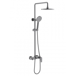 AQ2140BGM БЕТТА душевая система (смеситель для ванны) 220мм, оружейная сталь AQ2140BGM БЕТТА душевая система (смеситель для ванны) 220мм, оружейная сталь