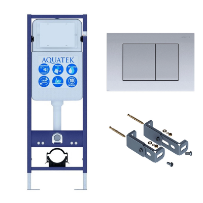 Инсталляция для подвесного унитаза Aquatek Standart 37 INS-0000017, кнопка смыва хром + крепеж купить с доставкой. 100% Оригинал. Гарантия! Инсталляция для подвесного унитаза Aquatek Standart 37 INS-0000017, кнопка смыва хром + крепеж купить с доставкой. 100% Оригинал. Гарантия!