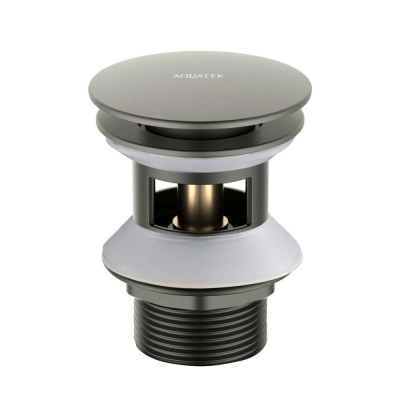 AQ6002BGM сливной набор для раковины Push-open с переливом, крышка круглая, оружейная сталь купить с доставкой. 100% Оригинал. Гарантия! AQ6002BGM сливной набор для раковины Push-open с переливом, крышка круглая, оружейная сталь купить с доставкой. 100% Оригинал. Гарантия!