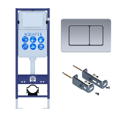 Инсталляция для подвесного унитаза Aquatek Standart 37 INS-0000017, кнопка смыва хром + крепеж купить с доставкой. 100% Оригинал. Гарантия! Инсталляция для подвесного унитаза Aquatek Standart 37 INS-0000017, кнопка смыва хром + крепеж купить с доставкой. 100% Оригинал. Гарантия!