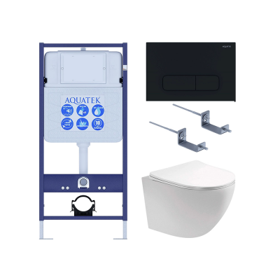 Комплект унитаз с инсталляцией, кнопкой и сиденьем SET AQUATEK ЕВРОПА cm-017 4в1 купить с доставкой. 100% Оригинал. Гарантия! Комплект унитаз с инсталляцией, кнопкой и сиденьем SET AQUATEK ЕВРОПА cm-017 4в1 купить с доставкой. 100% Оригинал. Гарантия!