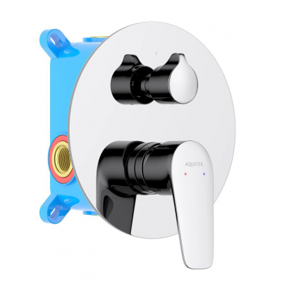 Смеситель для ванны 2 режима (внешняя и скрытая часть) AQUATEK AQ1146CR БЕТТА купить с доставкой. 100% Оригинал. Гарантия!