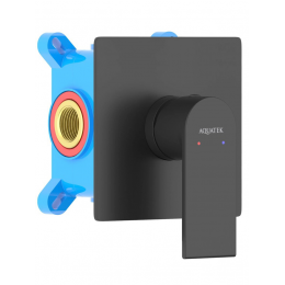 Смеситель для душа (внешняя и скрытая часть) AQUATEK, матовый черный AQ1466MB ЛИРА Смеситель для душа (внешняя и скрытая часть) AQUATEK, матовый черный AQ1466MB ЛИРА