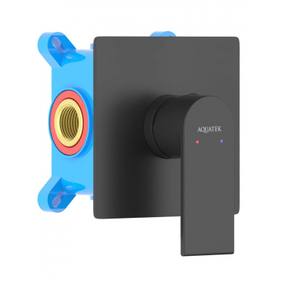 Смеситель для душа (внешняя и скрытая часть) AQUATEK, матовый черный AQ1466MB ЛИРА купить с доставкой. 100% Оригинал. Гарантия! Смеситель для душа (внешняя и скрытая часть) AQUATEK, матовый черный AQ1466MB ЛИРА купить с доставкой. 100% Оригинал. Гарантия!