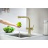 AQ1385BG ЕВРОПА смеситель для кухни с подключением к фильтру питьевой воды, шлиф. золото