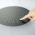 Круглый верхний душ 300*2 мм AQUATEK, матовый черный AQ2075MB