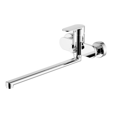 AQ1842CR НИКА смеситель для ванны с длинным изливом