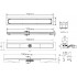 Душевой лоток Berges Wasserhaus Top Stark 090150 70 см