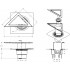 Душевой трап Berges Wasserhaus Zentrum Norma 090473 хром