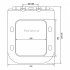 Комплект BERGES для монтажа подвесного унитаза: инсталляция NOVUM525, кнопка L1 белая, унитаз FLOE, сиденье дюропласт FLOE Slim SO 043284