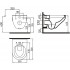 Комплект Унитаз подвесной Bien Ion безободковый + Система инсталляции для унитазов Ideal Standard ProSys с белой кнопкой
