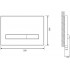 Комплект Унитаз подвесной Cersanit Carina XL Clean On DPL EO P slim + Система инсталляции для унитазов Cersanit Aqua 40 P + Кнопка смыва Cersanit Pil