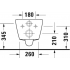 Унитаз подвесной Duravit D-Neo 2577090000 Rimless 37x54 см
