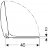 Сидение с металлическими петлями Geberit Citterio 500.540.01.1