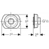 Переход резьбовой для подключения писсуара Geberit 242.309.00.1