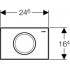Кнопка смыва Geberit Delta 11 115.120.46.1 хром матовый
