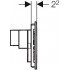 Кнопка смыва Geberit Sigma 40 115.600.KQ.1 с системой удаления запахов