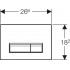Кнопка смыва Geberit Sigma 40 115.600.KR.1 с системой удаления запахов