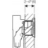 Кнопка смыва Geberit Sigma 40 115.600.KR.1 с системой удаления запахов