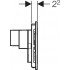 Кнопка смыва Geberit Sigma 40 115.600.KR.1 с системой удаления запахов