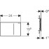 Кнопка смыва Geberit Sigma 70 115.625.SQ.1 амбер