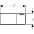 Кнопка смыва Geberit Sigma 70 115.635.SJ.1 черная