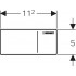 Кнопка смыва Geberit Sigma 70 115.635.SQ.1 амбер