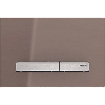Кнопка смыва Geberit Sigma 50 115.788.SQ.2 темно-коричневое стекло