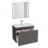 Комплект мебели для ванной Geberit Renova 529.916.JK.8 подвесной темно-серый 80 см