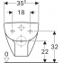 Унитаз подвесной Geberit Renova Nr.1 Comprimo 206145000