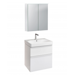 Комплект мебели для ванной Geberit Smyle 529.352.00.6 подвесной белый глянец 60 см