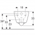 Унитаз подвесной безободковый Geberit Smyle Square Rimfree 500.208.01.1