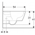 Унитаз подвесной Geberit iCon Square 201950000 безободковый