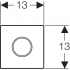 Привод для писсуара GEBERIT Sigma 10 HyTronic (230В) 116.025.KJ.1