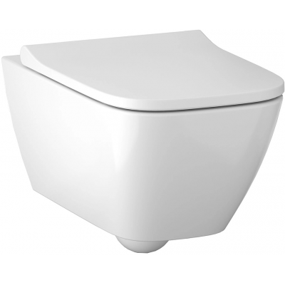 Унитаз подвесной с сиденьем микролифт Geberit Smyle Square 500.683.01.2 безободковый купить с доставкой. 100% Оригинал. Гарантия!