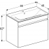 Комплект мебели для ванной Geberit Renova 529.916.01.8 подвесной белый глянец 80 см