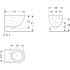 Унитаз подвесной Geberit Acanto