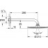 Верхний душ Grohe Rainshower Cosmopolitan 210 26062000 хром