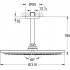 Верхний душ Grohe Rainshower Cosmopolitan 310 26067BE0 никель