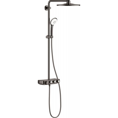 Душевая стойка Grohe Euphoria SmartControl System 310 Duo 26507A00 с термостатом, темный графит