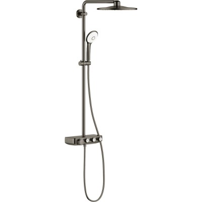 Душевая стойка Grohe Euphoria SmartControl System 310 Duo 26507AL0 с термостатом, темный графит