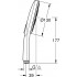 Душевая лейка Grohe Rainshower SmartActive 130 26574DC0 суперсталь