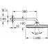 Верхний душ Grohe Tempesta 250 Cube 26687000