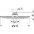 Верхний душ Grohe Rainshower Cosmopolitan 210 28373000 хром