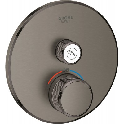 Термостат Grohe Grohtherm SmartControl 29118AL0 для душа, темный графит