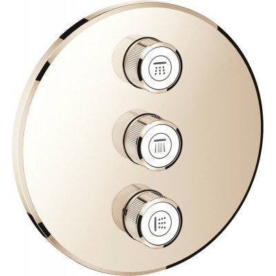 Переключатель потоков Grohe Grohtherm SmartControl 29122BE0 на три потребителя, никель