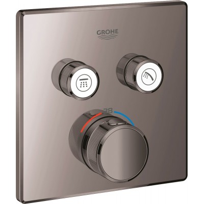 Термостат Grohe Grohtherm SmartControl 29124A00 для ванны с душем, темный графит